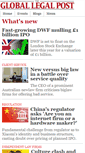 Mobile Screenshot of globallegalpost.com